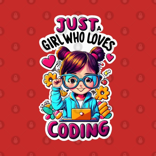 Just A Girl Who Loves Coding by TooplesArt