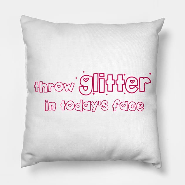 Glitter Pillow by LazaAndVine