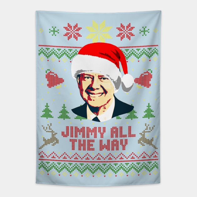 Jimmy Carter Jimmy All The Way Tapestry by Nerd_art