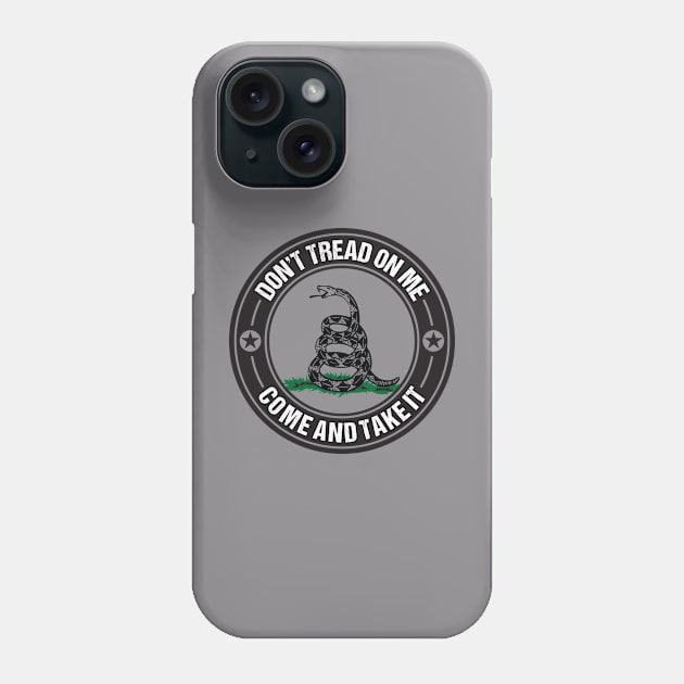 Don't Tread On Me Phone Case by kingasilas