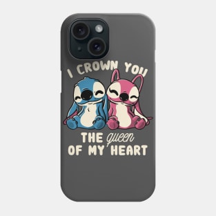 I Crown You The Queen Of My Heart Cute Lover Gift Phone Case