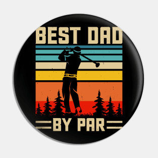 Best Dad By Par T Shirt For Men Pin