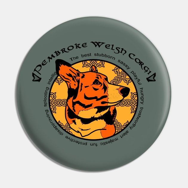 Pembroke Welsh Corgi Pin by TaliDe