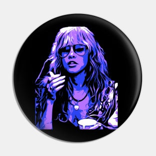 Stevie Nicks Retro Colors Pin