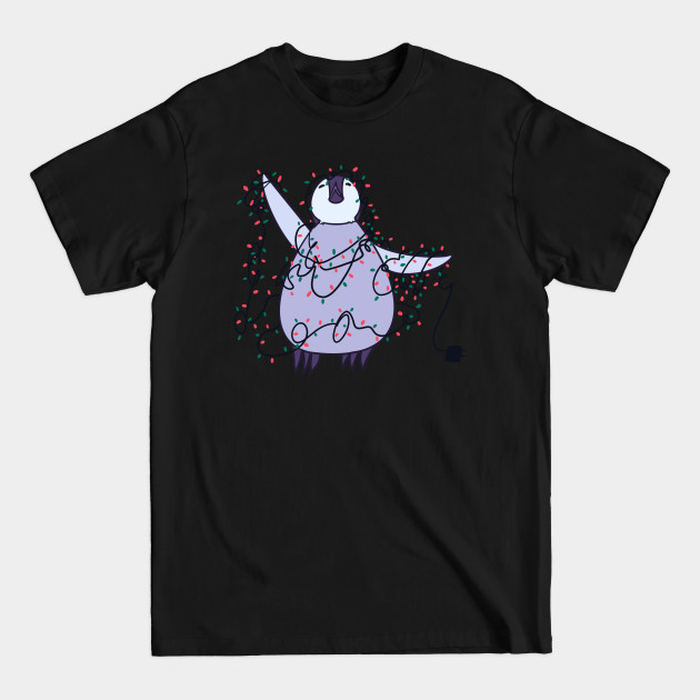 Disover Penguin With Lights - Christmas Penguin - T-Shirt