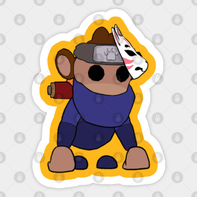 Ninja Monkey Adopt Me Sticker Teepublic Uk - roblox adopt me ninjamonkey worth