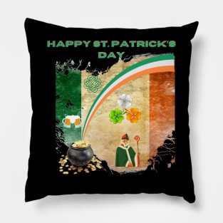 Happy St. Patrick's Day Pillow