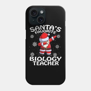 Santas Favorite Biology Teacher Christmas Phone Case