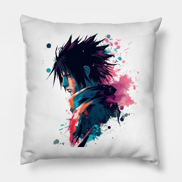 sasuke Pillow by weirdesigns