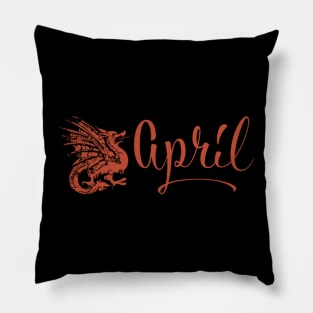April Cayenne Dragon Pillow