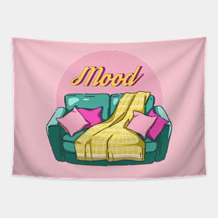 The lazy couch mood Tapestry