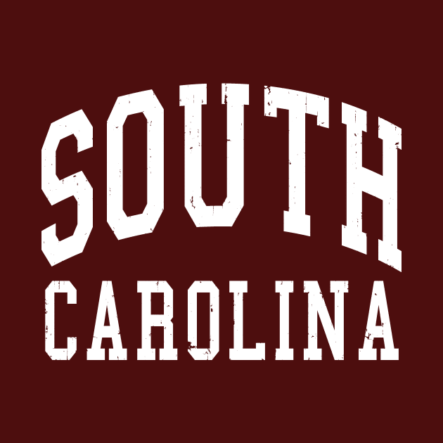 South Carolina Basic Distressed Arch Vintage Souvenir by FireflyCreative