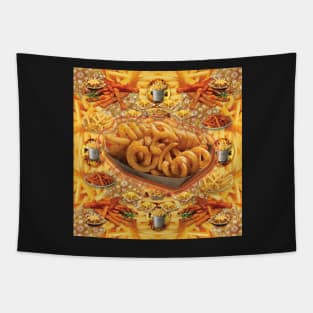 heaven's crispy curly fries Tapestry