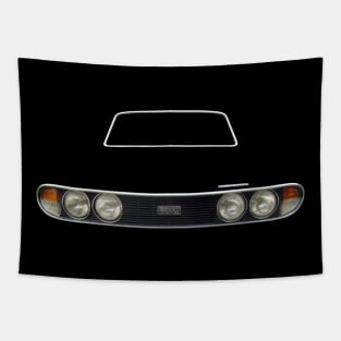 Triumph 2500 1970s classic car minimalist grille Tapestry