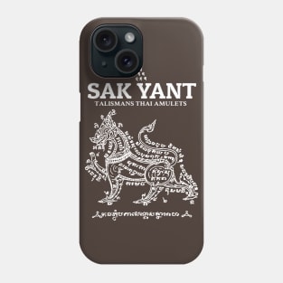 Antique Muay Thai Tattoo Lion Phone Case