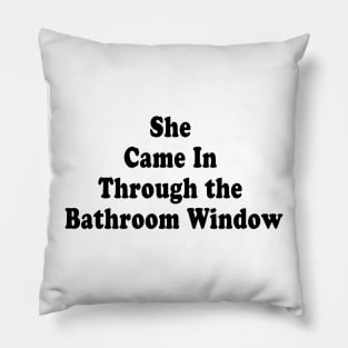 Bathroom window Pillow