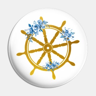 Ship's wheel Pin