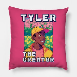 Tyler The Creator Pixelated Cartoon Pillow