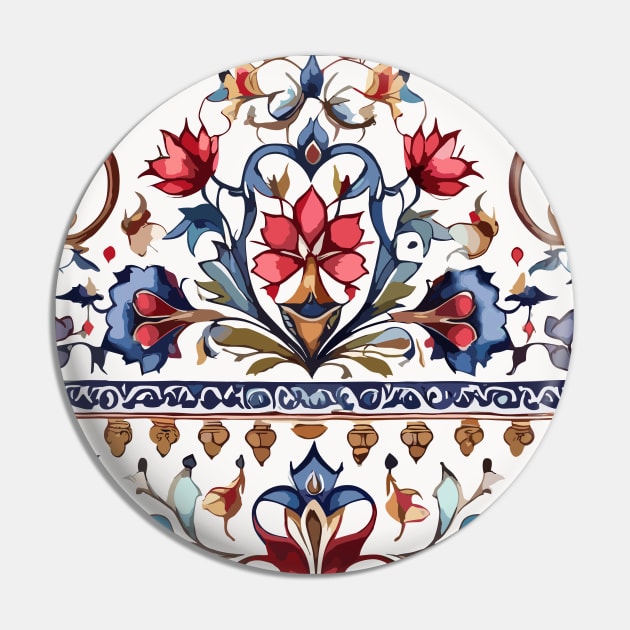 Ottoman Pattern Pin by Siha Arts