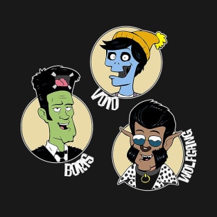 Ghouligans Cartoon Characters T-Shirt