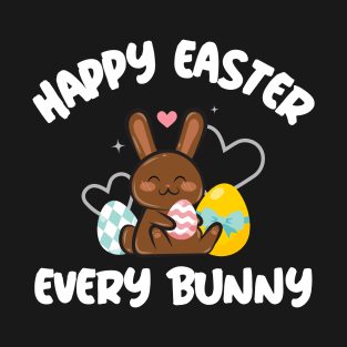 Happy Easter Every Bunny Funny T-Shirt