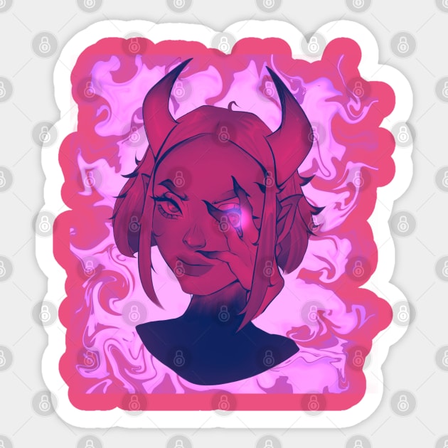 Raspberry Reborn Demon - Demon Girl - Sticker