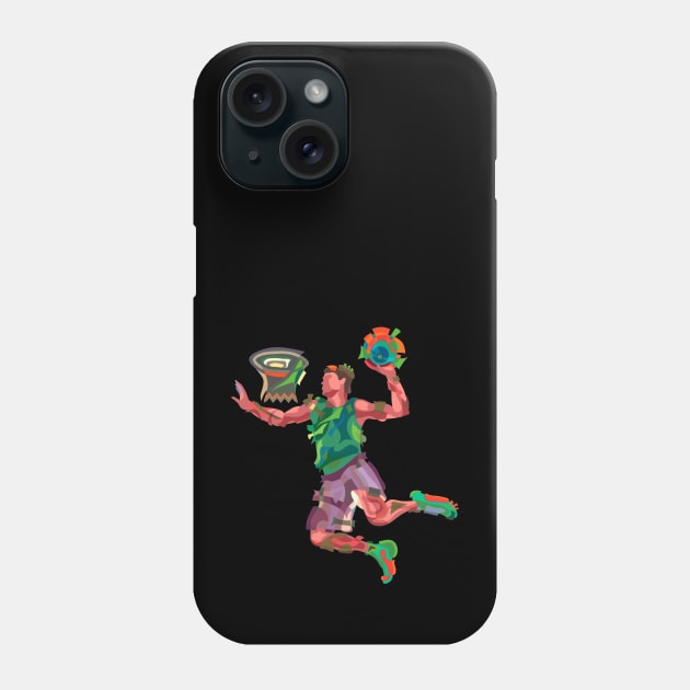 SLAM DUNK - ACCURATE BASKET BALL SHOT Phone Case by STYLIZED ART