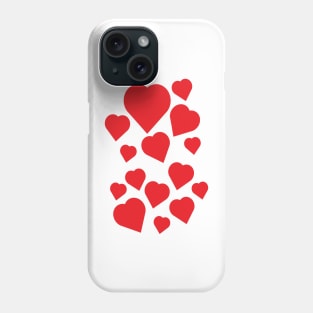 Many Hearts Valentine Phone Case