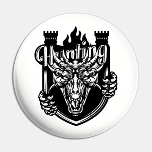 DnD Design Hunting Dragons Pin