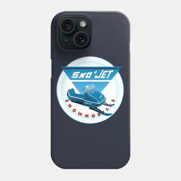 Sno Jet Phone Case by Midcenturydave