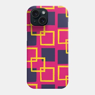 Square Shapes Seamless Pattern 018#001 Phone Case