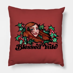 Blessed Yule Pillow