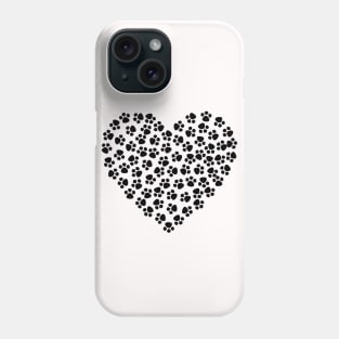 cat paws print Phone Case