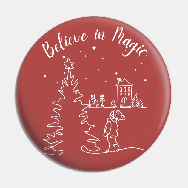 Believe in Magic Pin by Blended Designs