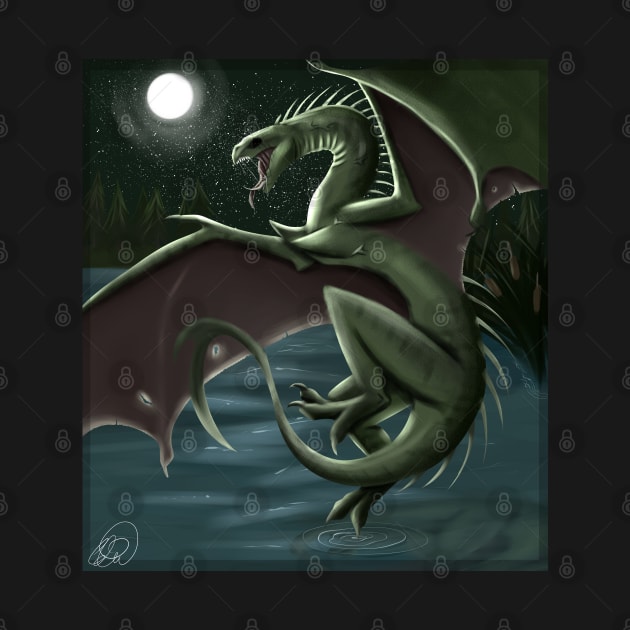 Swamp Dragon by MeepsMarvelousMonstrosities