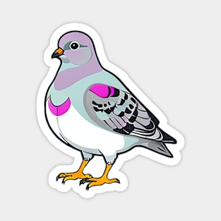 Cute Little Chunky Pigeon Magnet