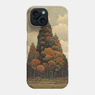 Autumnal Forest Grove Phone Case