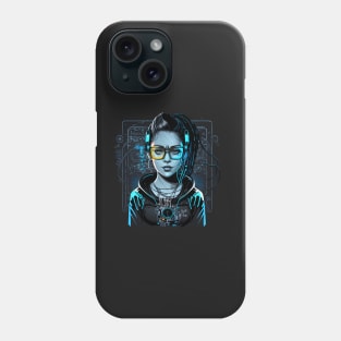 Cyberpunk girl Phone Case