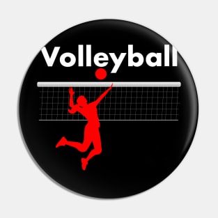 Volleyball shirt in retro vintage style - gift for volleyball player Pin