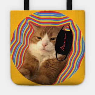 Annoyed Ginger Cat Coronavirus Tote