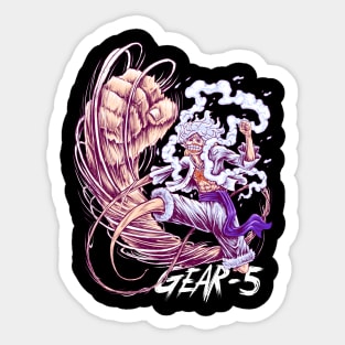 Luffy Gear 5  Sticker for Sale by animervd1