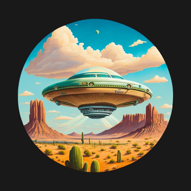 Desert View UFO by TheJadeCat