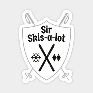 Sir Skis-a-lot Magnet