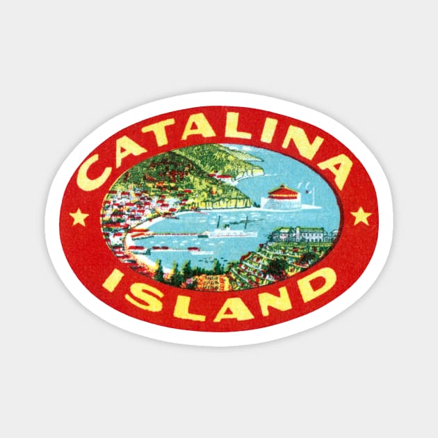 1915 Catalina Island California Magnet by historicimage