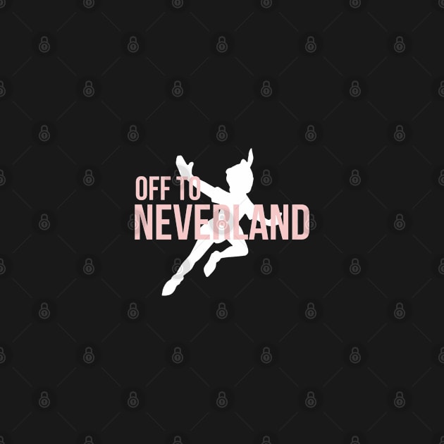 Off to Neverland Millennial Pink by FandomTrading