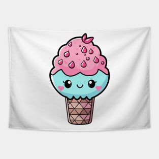 Cute Ice Cream Tapestry