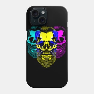 Tri-Portrait Skull - DS3 Phone Case