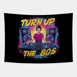 Turn Up The 80s Tapestry