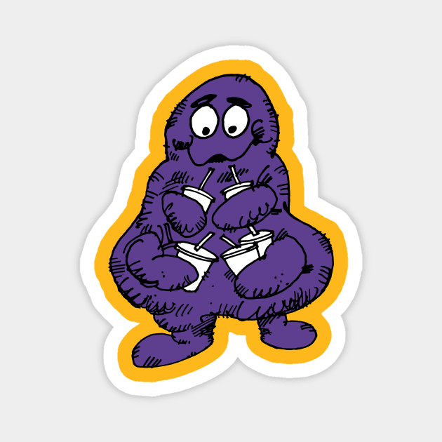 Grimace w/ 4 arms Magnet by DustinCropsBoy