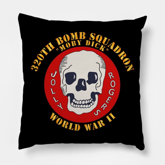 320th Bomb Squadron - WWII - RED SQUADRON Pillow by twix123844